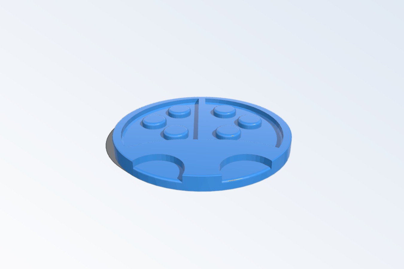 Ladybug Coaster, sized to fit in the cup holders on a Pelican Paddle boat