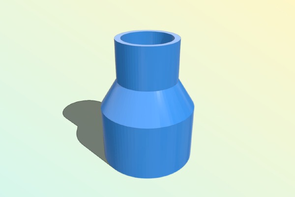 Bandsaw to vacuum dust collector adapter | 3d print model