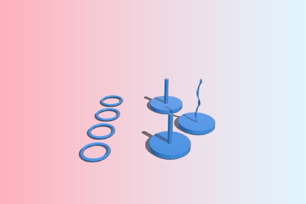 Mini Ring Toss | 3d print model
