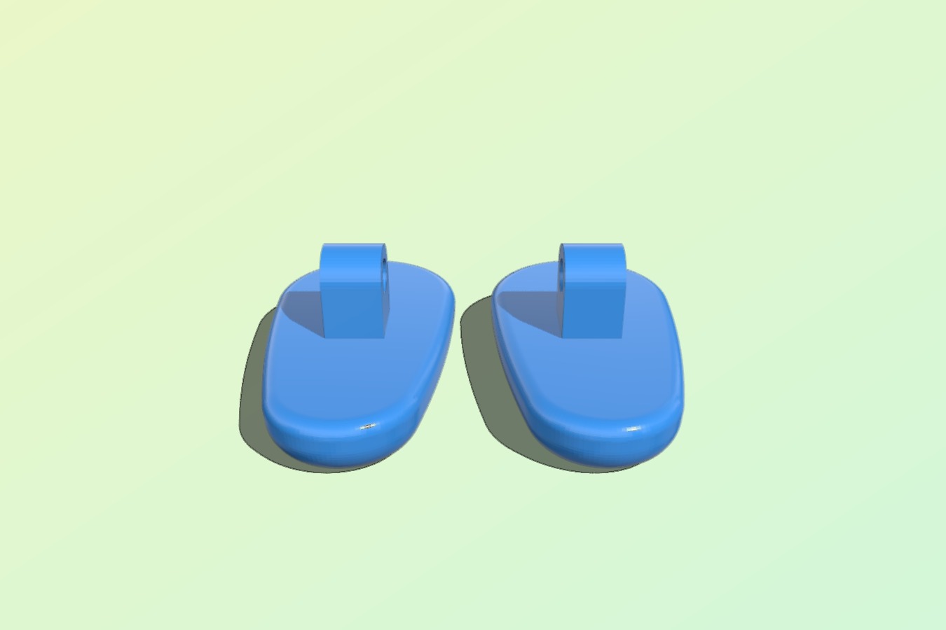 Nose pad of glasses