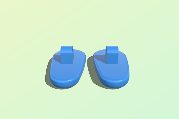 Nose pad of glasses | 3d print model