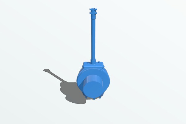 1_100 m4a3 76mm turret with muzzlebrake and open hatch | 3d print model