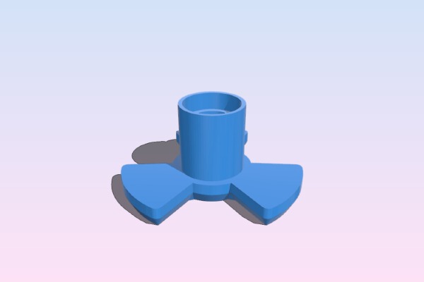 Plate Spindle for Microwave | 3d print model