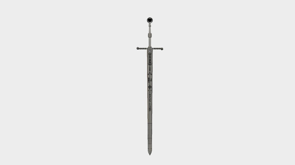 Mastercrafted Wolven Steel Sword - The Witcher