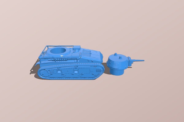 Leichttraktor | 3d print model