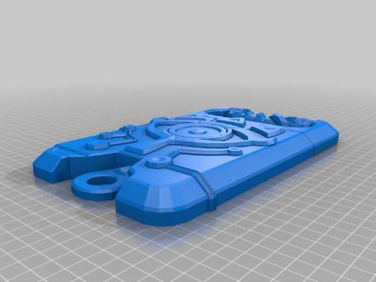 Sheikah Slate (halved) | 3d print model