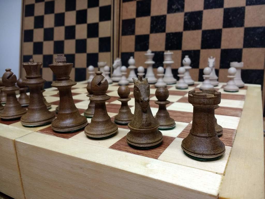OpenSCAD Chess Simple Printing
