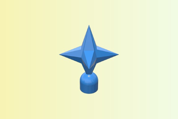Xmas Tree Star | 3d print model