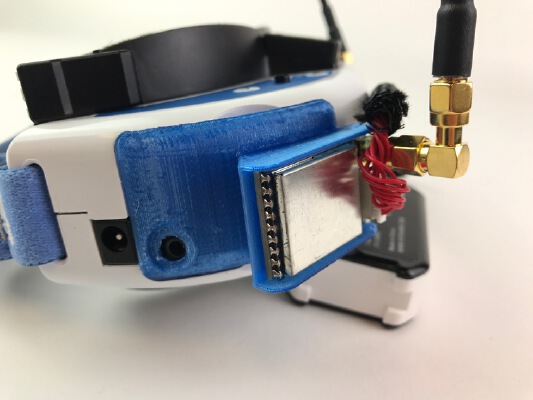 Joker Receiver Module Doors for Fat Shark Goggles | 3d print model