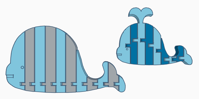 Flexi Whale (Dual Extrusion)