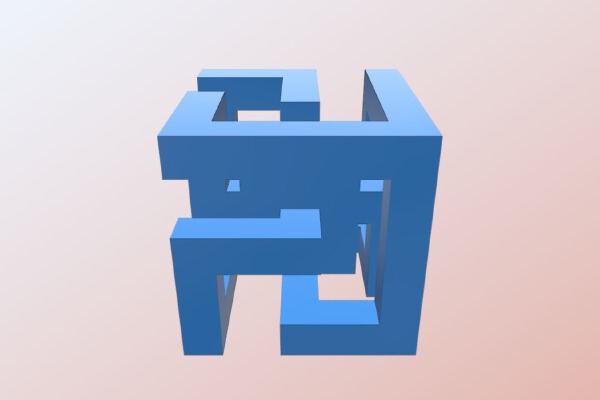 Mini Enigma Cube | 3d print model