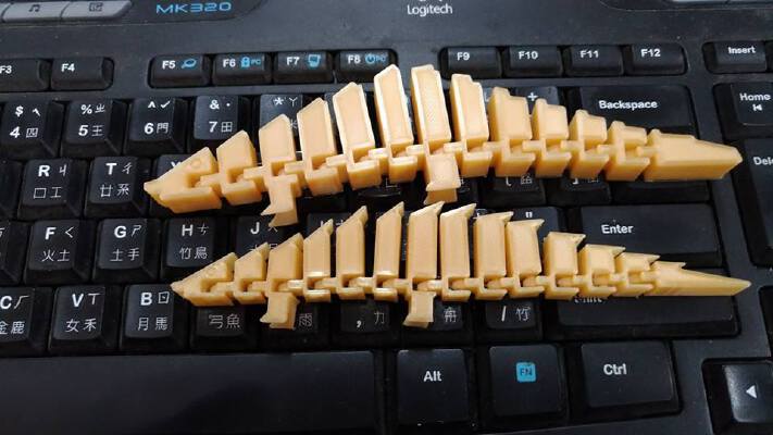 Twist & bendable pangolins by orangeteacher | 3d print model