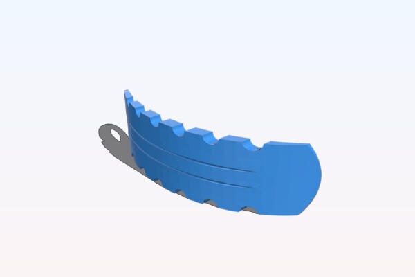 Half Moon Wine Rack - Customized for Kelly | 3d print model