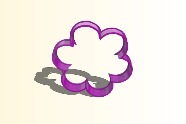 Flower Cutter Cookie Cutter | 3d print model