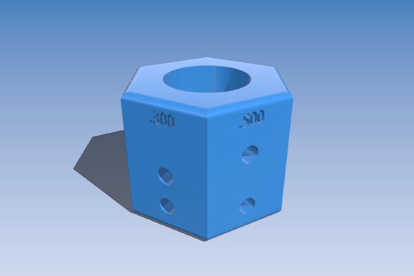 Gas Block Dimple Jig | 3d print model