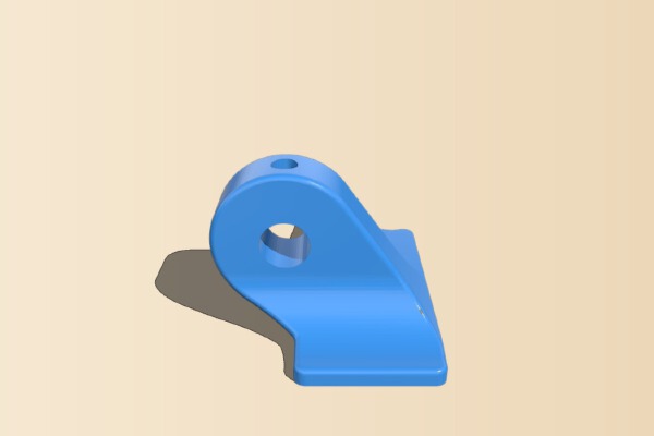 Ender 3 V2 Dial Indicator Mount for Bed Level_Tramming | 3d print model