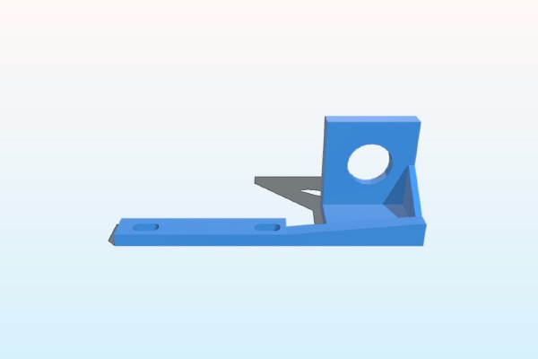 Printrbot LC+ v2 auto-leveling probe bracket | 3d print model