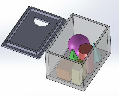 box solid 3D education | 3d print model