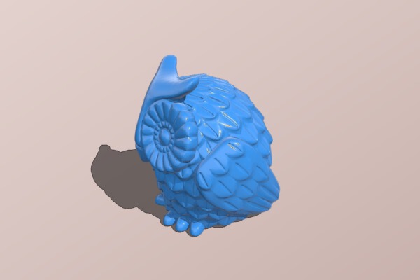 Horned owl | 3d print model