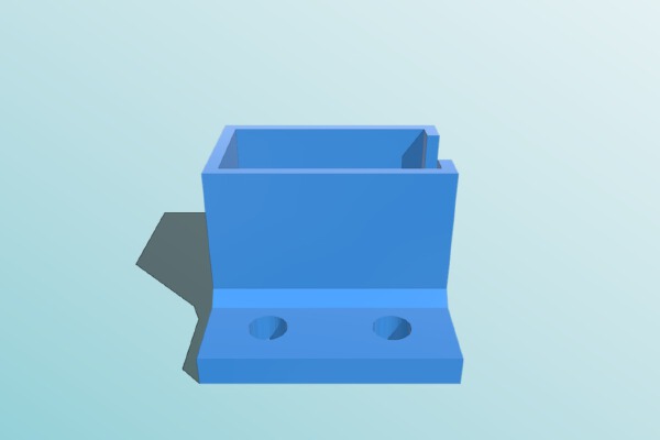 Friction Fit Tower Pro SG90 Servo Mount V1.0 | 3d print model