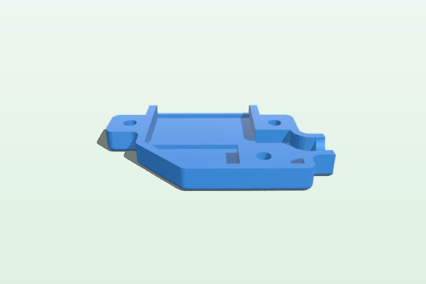 90 degree HBP Strain relief cover for TOM | 3d print model