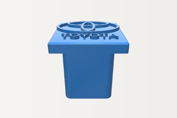 Toyota Trailer Hitch Plug | 3d print model