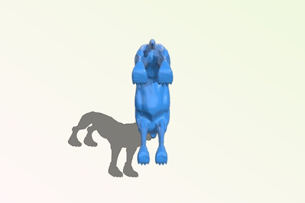 Wolf Standing | 3d print model