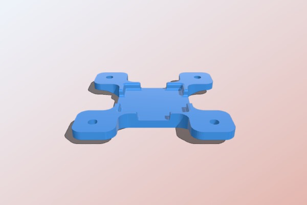 Flight controller mount for FPV250 | 3d print model