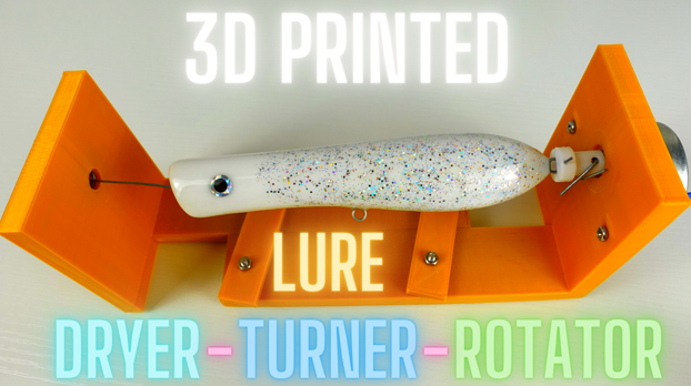 3d printed lure turner lure dryer lure rotator | 3d print model
