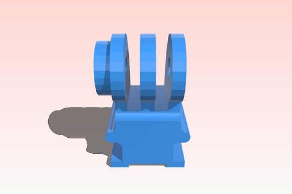 Action Cam Activeon Dslr Mount go-pro compatible | 3d print model