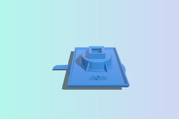 Ubiquiti Unifi UAP-nanoHD Wall Plate v4 - no pass - 4 posts | 3d print model