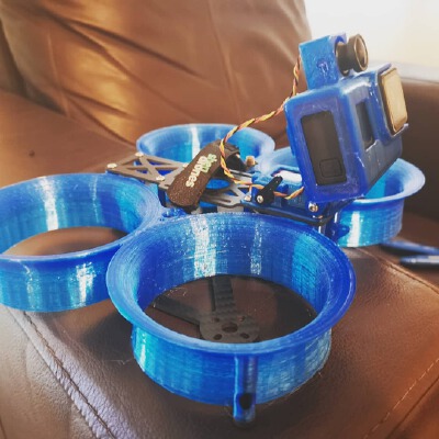 ShenDrones Geyser - GoPro Mount with Micro FPV Camera Mount | 3d print model