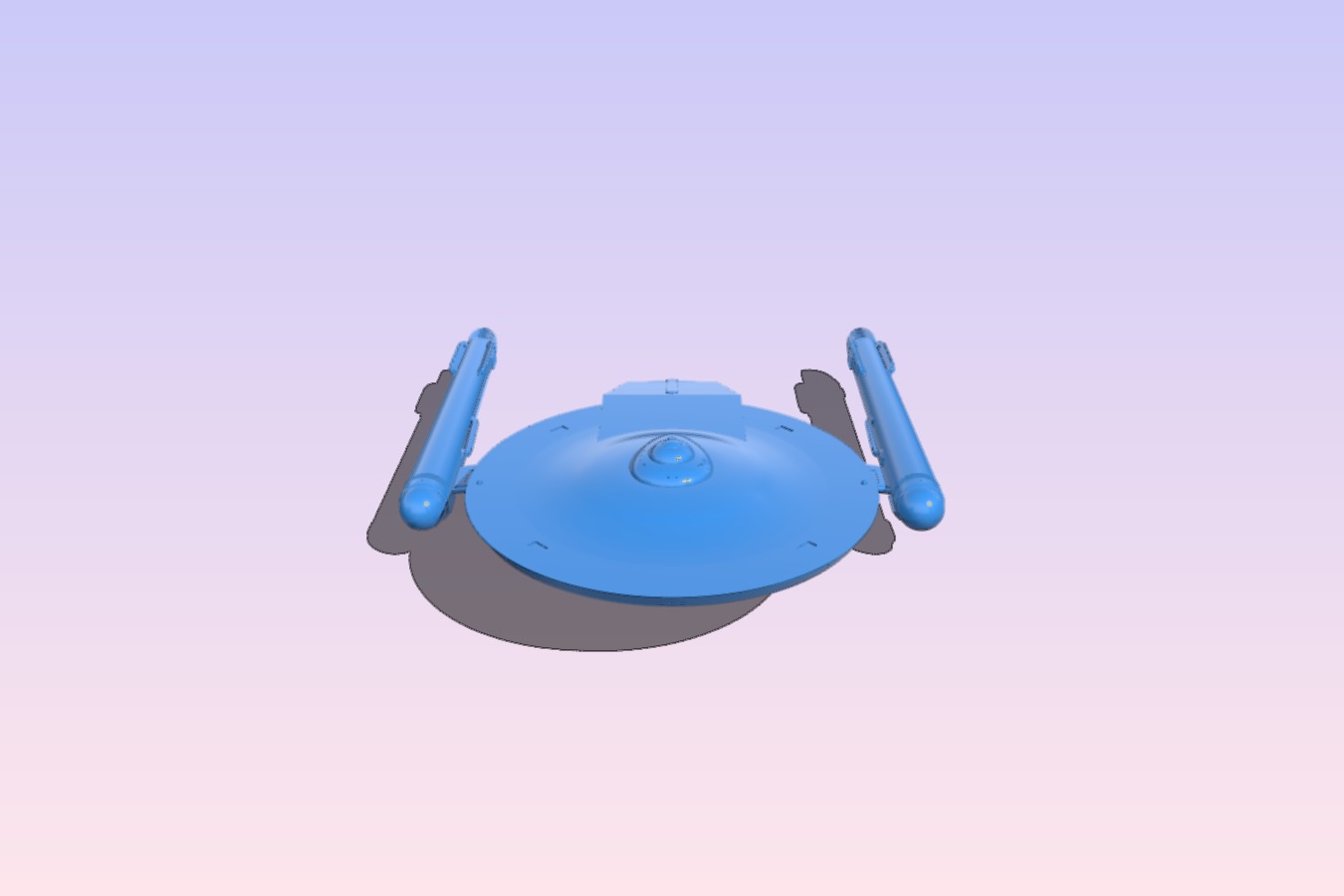 Star Trek Detroyat class 1:2000
