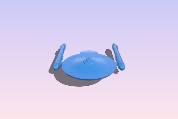 Star Trek Detroyat class 1:2000 | 3d print model