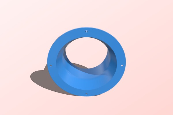 Ventilation Outlet (4'' Dryer Tube) | 3d print model
