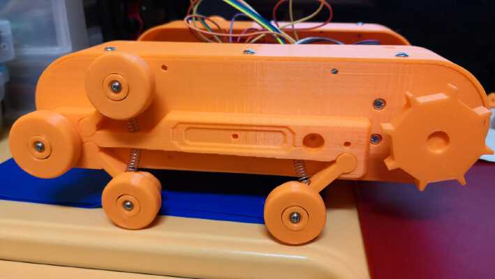 Arduino Robot Tank mod with suspension | 3d print model