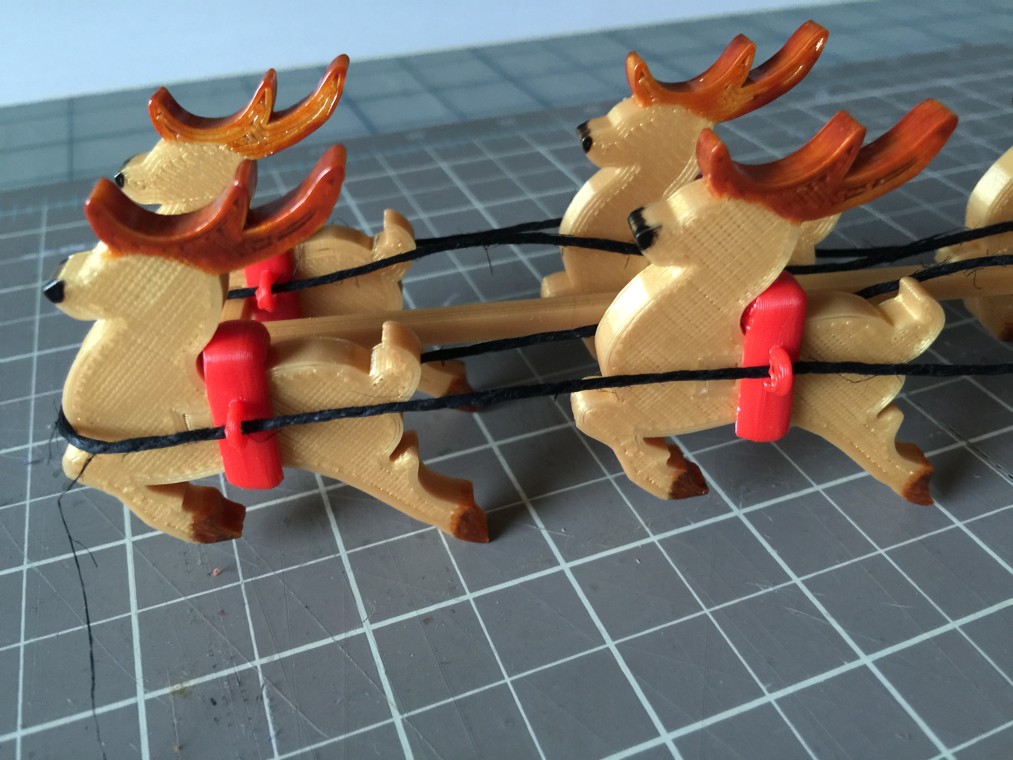 Reindeer harness for the Santa and Sleigh by NumberSix