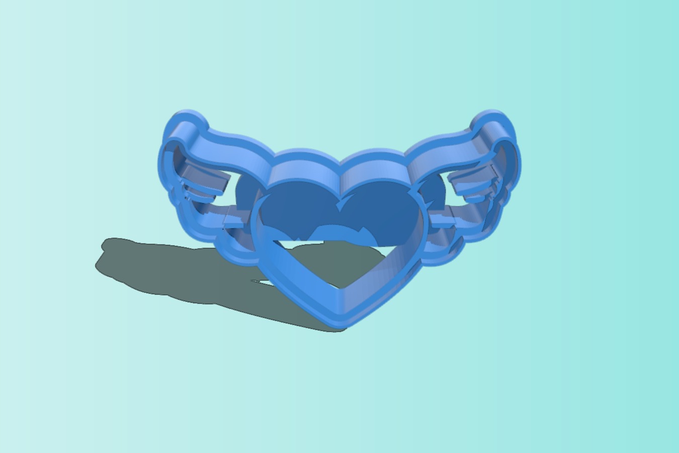 Heart Wings Cookie Cutter (Valentine's Day Collection)