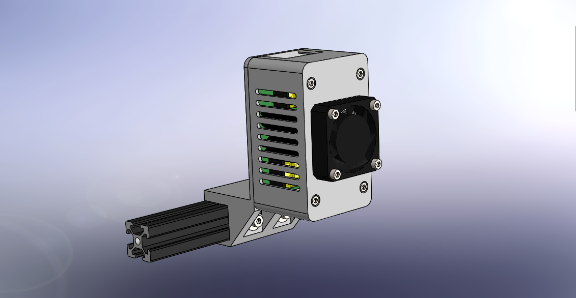 MOSFET mount for Aluminium frame 20x20 or 20x40