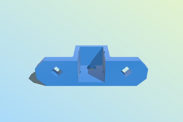 USB B Type Panel Mount | 3d print model