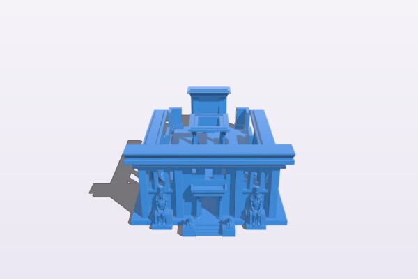 Egyptian Temple | 3d print model