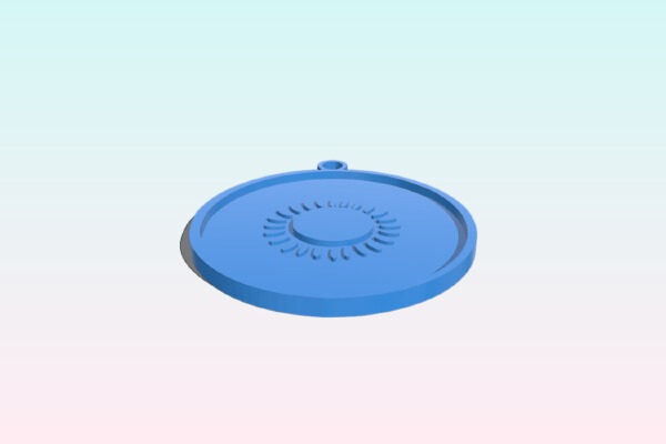 kiwi keychain | 3d print model