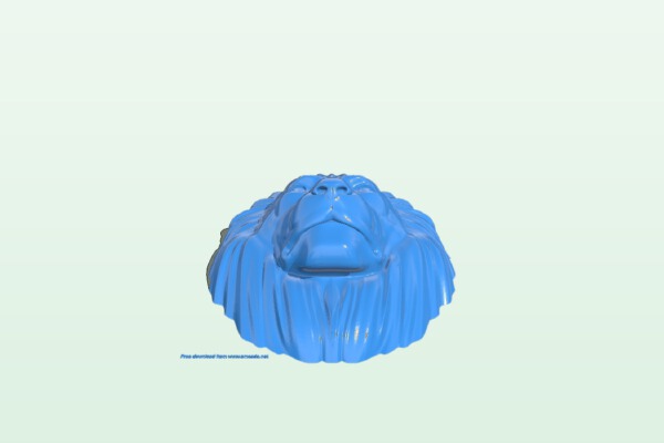 Lion head pattern | 3d print model
