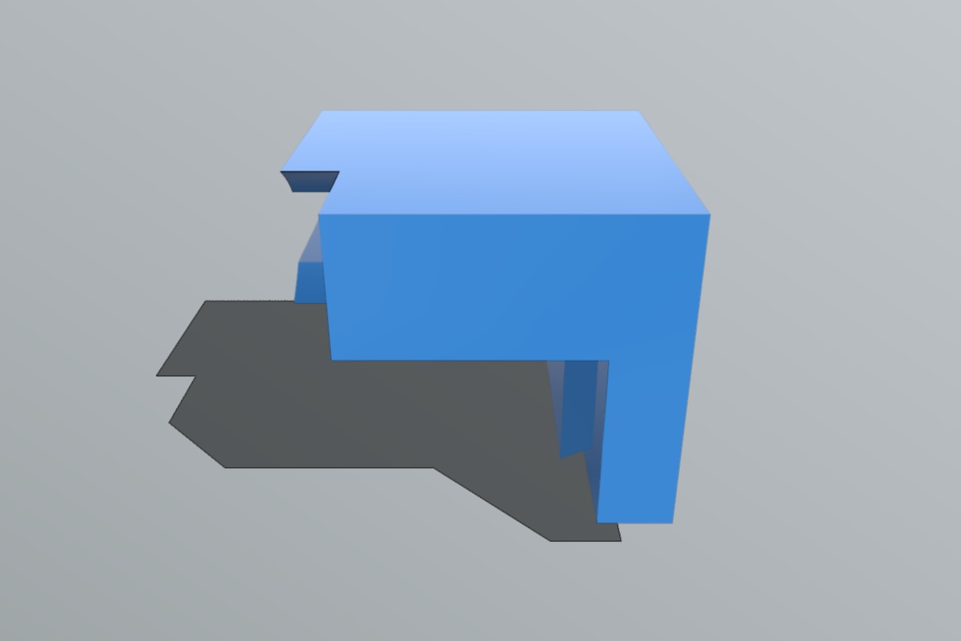 "Blank" Corner Bracket for QU-BD Revolution and RXL 3D Printers