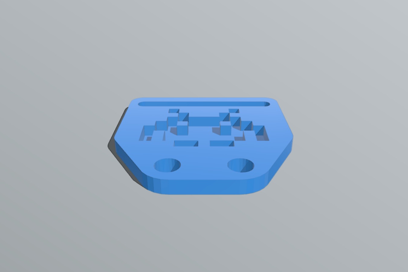 belt buckle end thing to connect belt with bag or soething - invaders style