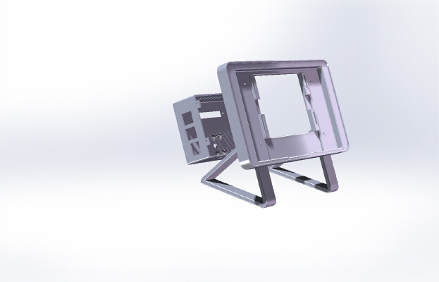 Raspberry Pi 7" touch screen enclosure (case) | 3d print model