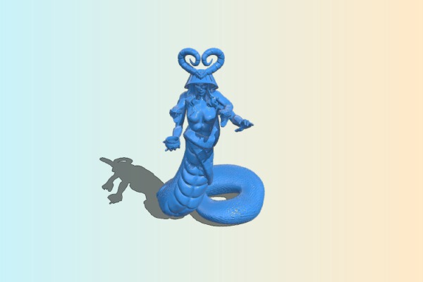 Pharika snake goddess | 3d print model