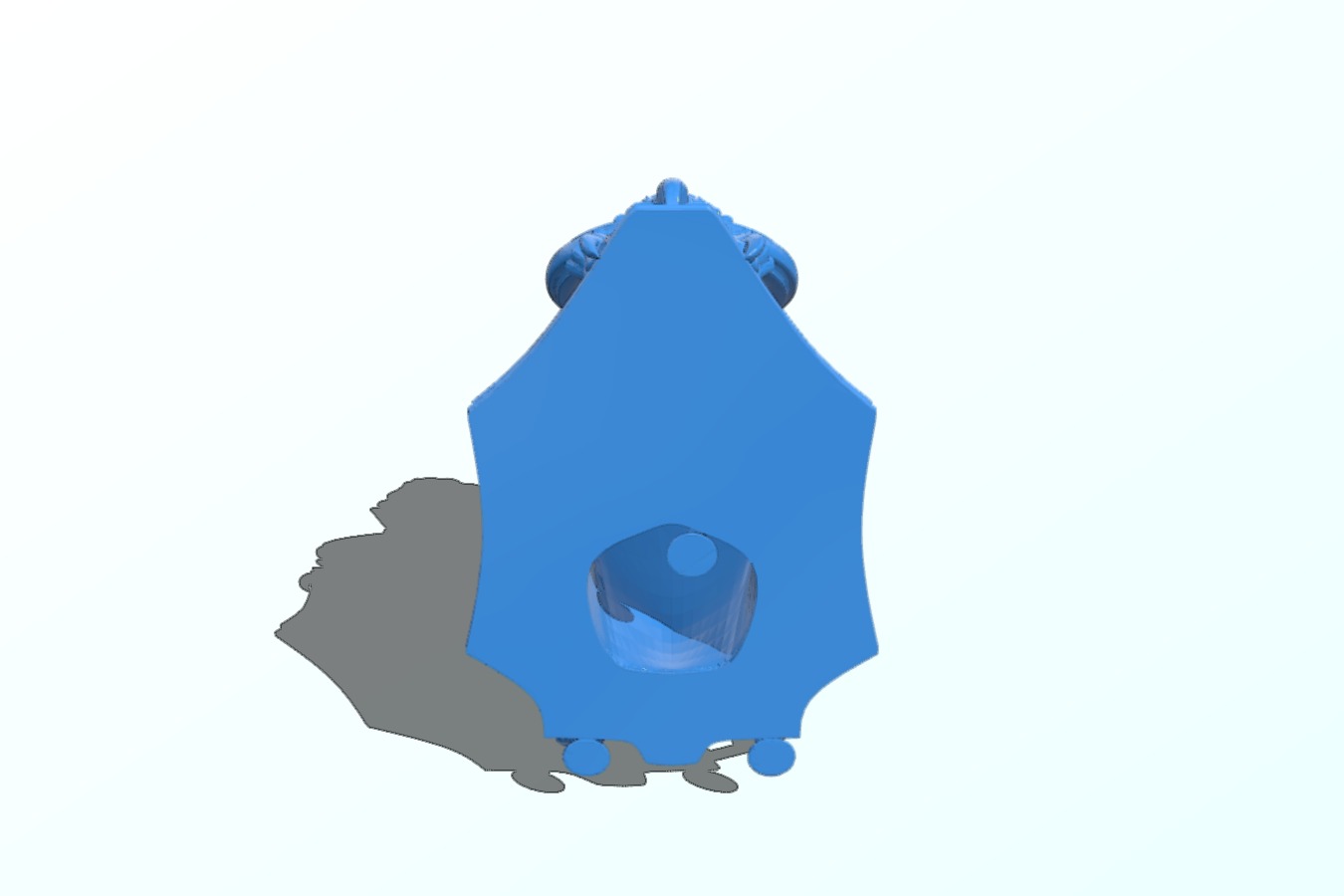 Dragon Door Knocker - Meshmixer support