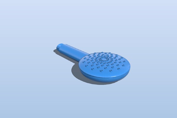 Small showerhead one print (doccia) (IMP. Read description) | 3d print model