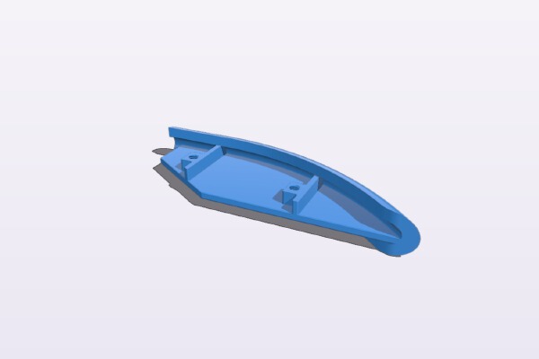 Xiaomi M365 deck rear cap | 3d print model